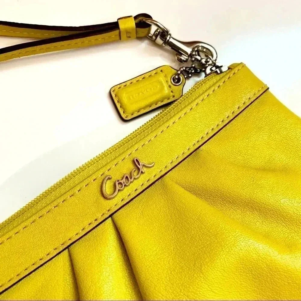 Coach Leather Wristlet - Picture 6 of 6